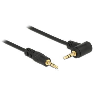 DeLOCK 0.5m 3.5mm M/M audio kábel 0,5 M Fekete