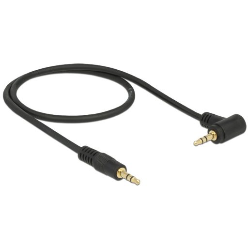 DeLOCK 0.5m 3.5mm M/M audio kábel 0,5 M Fekete