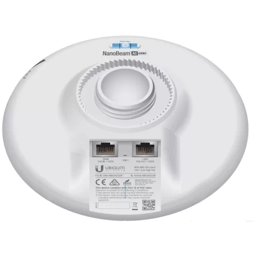 Ubiquiti NanoBeam 5AC Gen 2 Hálózati híd 450 Mbit/s Fehér