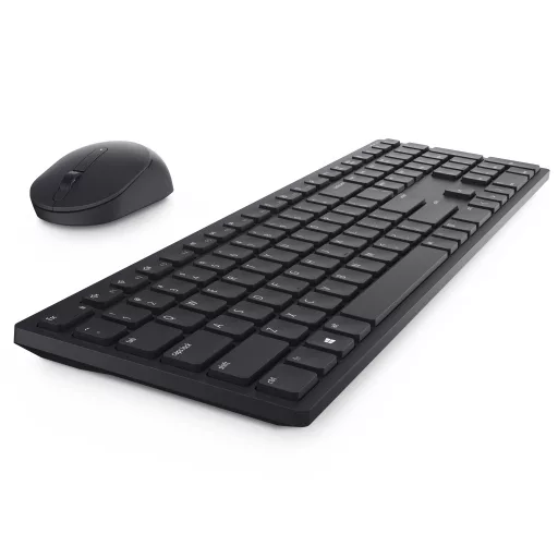 DELL KM5221W billentyűzet Egér mellékelve Irodai Vezeték nélküli RF QWERTY Nemzetközi amerikai Fekete
