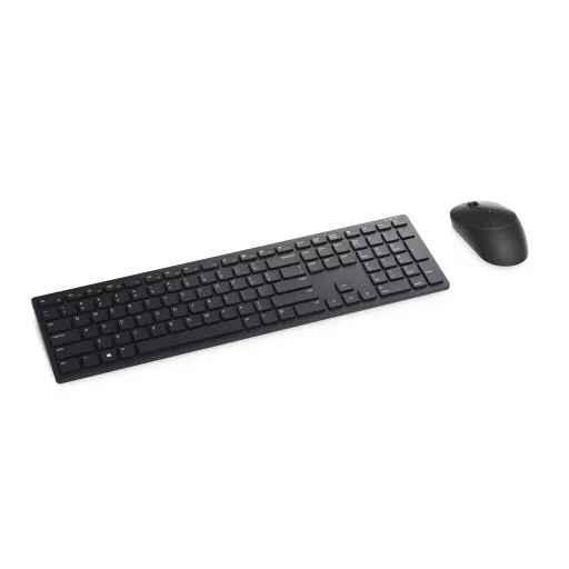 DELL KM5221W billentyűzet Egér mellékelve Irodai Vezeték nélküli RF QWERTY Nemzetközi amerikai Fekete