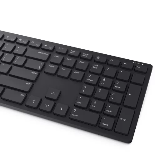 DELL KM5221W billentyűzet Egér mellékelve Irodai Vezeték nélküli RF QWERTY Nemzetközi amerikai Fekete