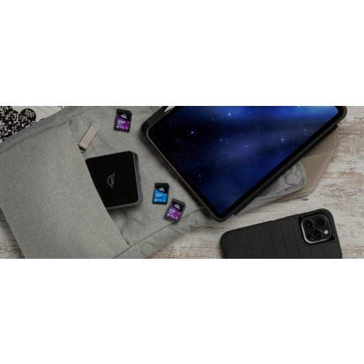 OWC Atlas kártyaolvasó USB 3.2 Gen 2 (3.1 Gen 2) Type-C Fekete