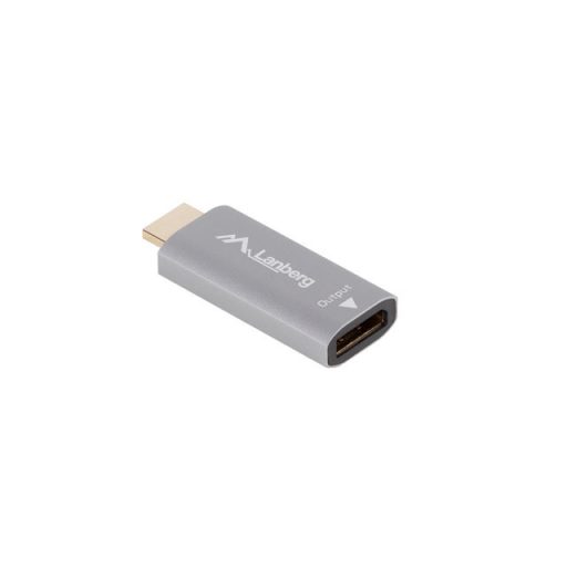 Lanberg AD-HD-DP-01 video átalakító kábel 0 M HDMI A-típus (Standard) DisplayPort Ezüst