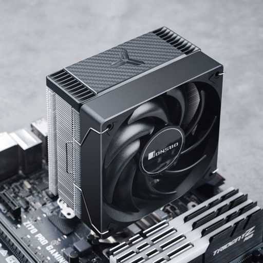 Jonsbo CR-1000 EVO számítógépes hűtőrendszer Processzor Hűtő 12 cm Fekete 1 db