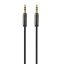 Gembird Cable CCAP-444-0.75M (Mini Jack M - Mini Jack M; 0,75m; black color) audio kábel 3.5mm Fekete