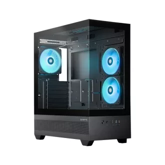Chieftec GT-01B-OP Midi Tower Fekete