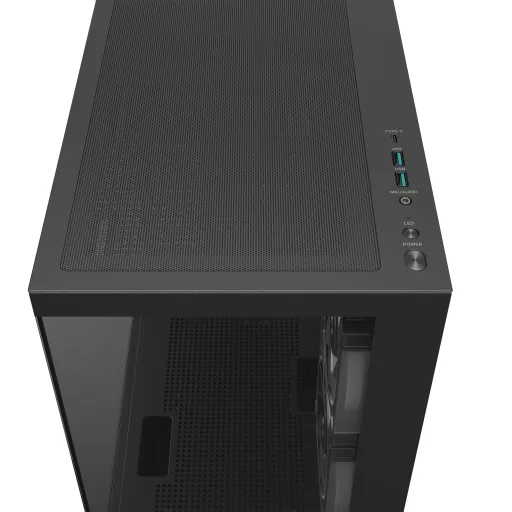DeepCool CG380 3F Midi Tower Fekete
