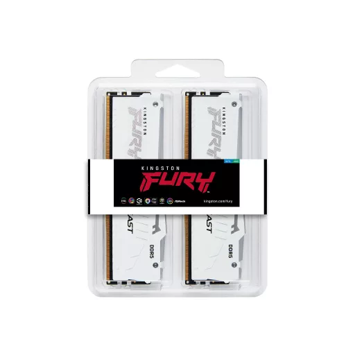 Kingston Technology FURY Beast RGB 32 GB 2 x 16 GB DDR5 5600 MT/másodperc 288-pin DIMM