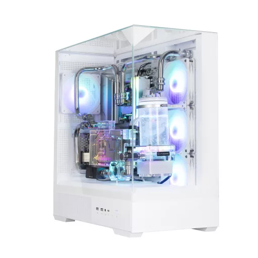 Zalman P40 Prism Plus White Midi Tower Fehér