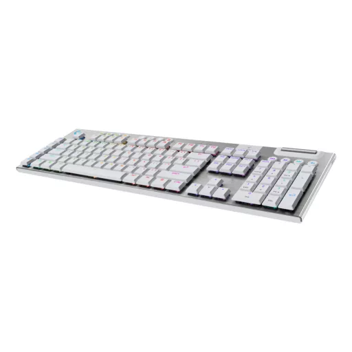 Logitech G 920-012686 billentyűzet Játék RF vezeték nélküli + Bluetooth QWERTZ Német Fehér