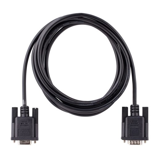 StarTech.com 9FMNM-3M-RS232-CABLE soros kábel Fekete DB-9