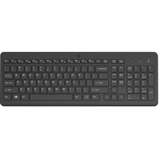 HP 220 Wireless Keyboard billentyűzet Otthoni Vezeték nélküli RF Fekete