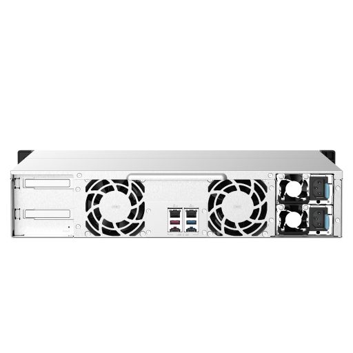 QNAP TS-1273AU-RP-8G tárolószerver NAS Rack (2U) Ryzen Embedded V1500B 8 GB DDR4 0 TB QNAP QTS Alumínium, Fekete