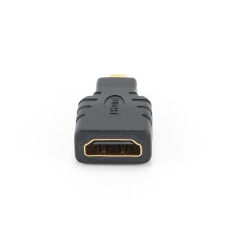 Gembird HDMI(F)-microHDMI(M) Fekete