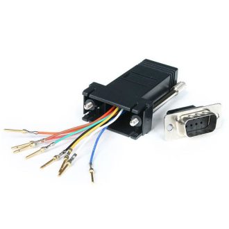   StarTech.com GC98MF csatlakozó átlakító DB-9 RJ-45 Fekete