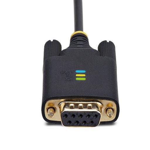 StarTech.com 1P6FFCN-USB-SERIAL soros kábel Fekete 2 M USB A típus DB-9