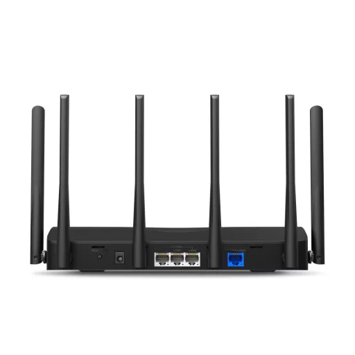 Mercusys MR47BE vezetéknélküli router 2.5 Gigabit Ethernet Háromsávos (2,4 GHz / 5 GHz / 6 GHz) Fekete