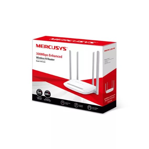 Mercusys MW325R vezetéknélküli router Fast Ethernet Egysávos (2,4 GHz) Fehér