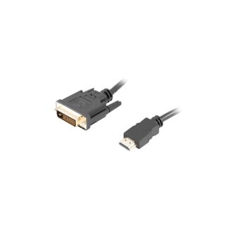   Lanberg CA-HDDV-20CU-0018-BK video átalakító kábel 1,8 M HDMI A-típus (Standard) DVI-D Fekete