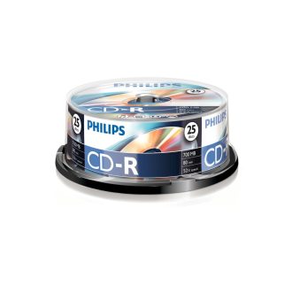 Philips CR7D5NB25/00 írható CD 700 MB 52x