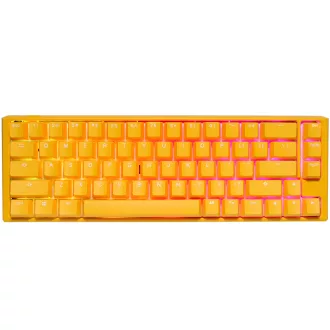  Ducky One 3 Yellow SF billentyűzet Játék USB QWERTY Amerikai angol Sárga