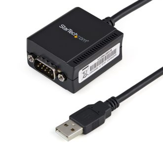   StarTech.com ICUSB2321F csatlakozó átlakító DB-9 USB 2.0 A Fekete