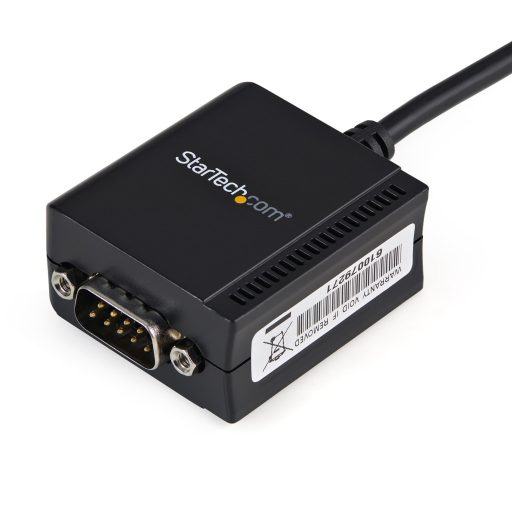 StarTech.com ICUSB2321F csatlakozó átlakító DB-9 USB 2.0 A Fekete