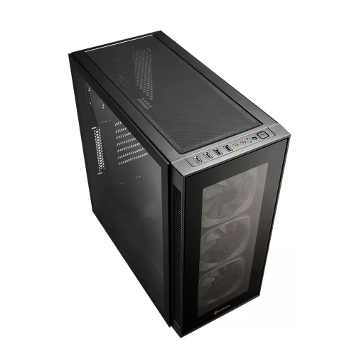 Sharkoon TG6 RGB Midi Tower Fekete