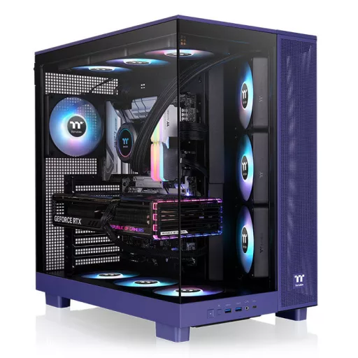 Thermaltake CA-11E-00MNWN-00 Midi Tower Kék