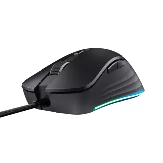   Trust GXT924 YBAR+ egér Játék Jobbkezes USB A típus Optikai 25600 DPI