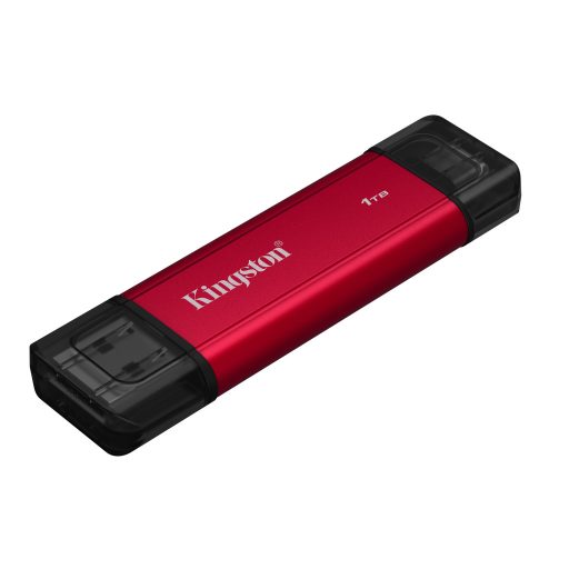 Kingston Technology Dual Portable 1 TB USB Type-A / USB Type-C 3.2 Gen 2 (3.1 Gen 2) Fekete, Vörös