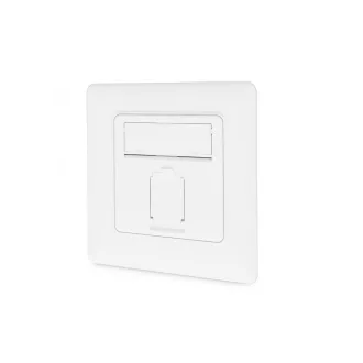 Digitus DN-9010/8-1 csatlakozóaljzat RJ-45 Fehér