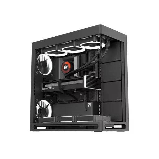 HAVN HS 420 Midi Tower Fekete