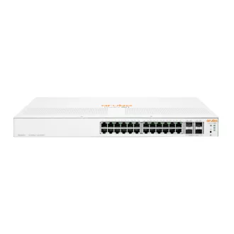   HPE Aruba Networking Aruba Instant On 1930 24G Class4 PoE 4SFP/SFP+ 195W Vezérelt L2+ Gigabit Ethernet (10/100/1000) Ethernet-áramellátás (PoE) támogatása 1U Fehér