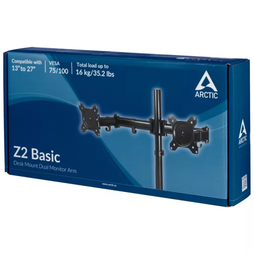 ARCTIC Z2 Basic 68,6 cm (27") Asztali Fekete