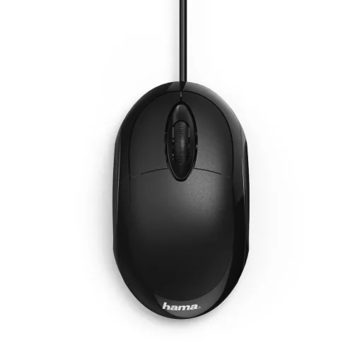 Hama MC-100 egér Irodai Jobbkezes USB A típus Optikai 1000 DPI
