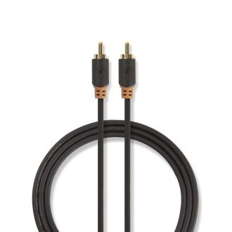 Nedis CABW24170AT20 audio kábel 2 M RCA Antracit
