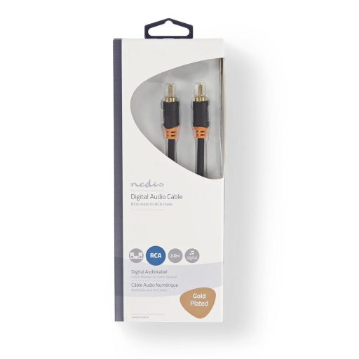 Nedis CABW24170AT20 audio kábel 2 M RCA Antracit