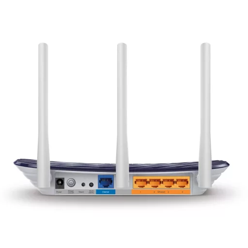 TP-Link AC750 vezetéknélküli router Fast Ethernet Kétsávos (2,4 GHz / 5 GHz) Fekete, Fehér